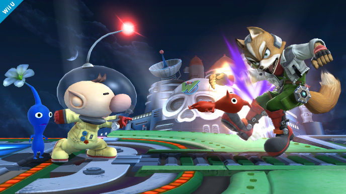 Olimar and Pikmin in Super Smash Bros U #4