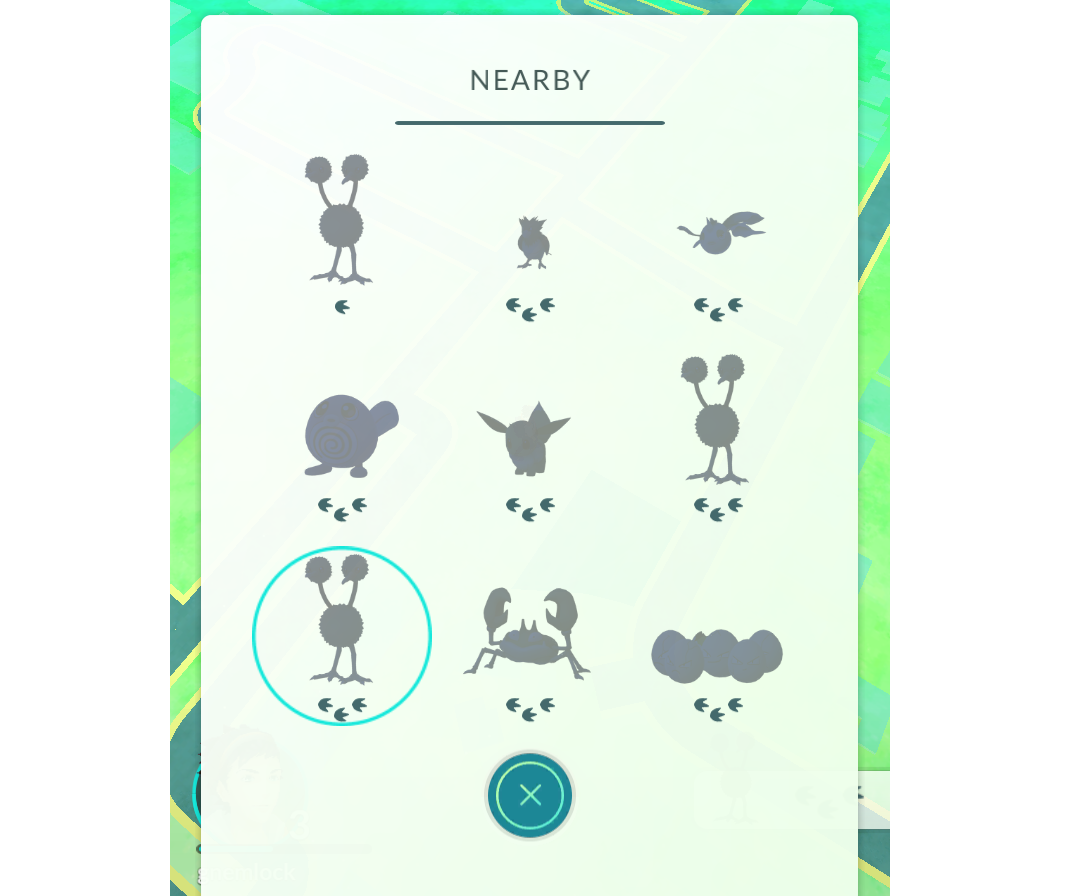 Triangulating Nearby Pokémon