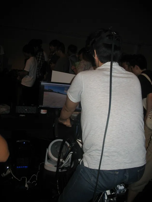 virtual cycling bike