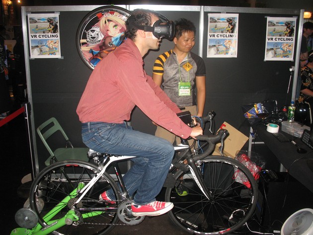 virtual cycling bike