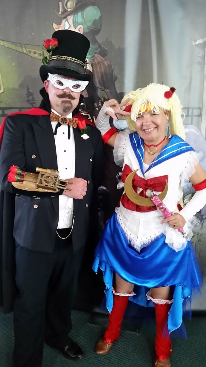 Steampunk Tuxedo Mask and Sailor Moon