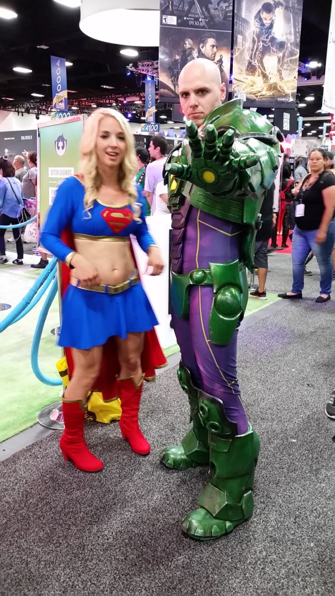 Supergirl and Lex Luthor
