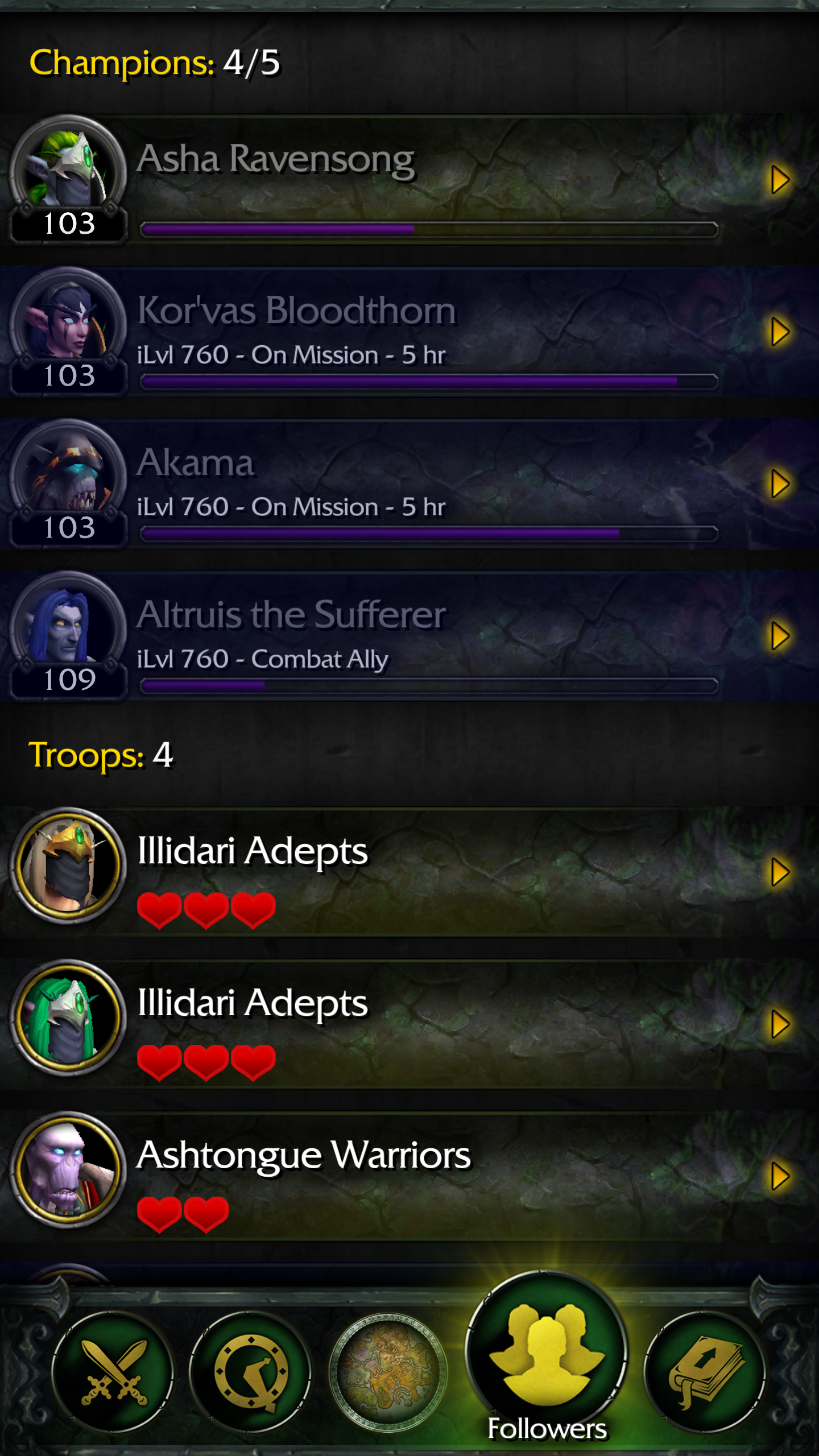 WoW Legion Companion App #3