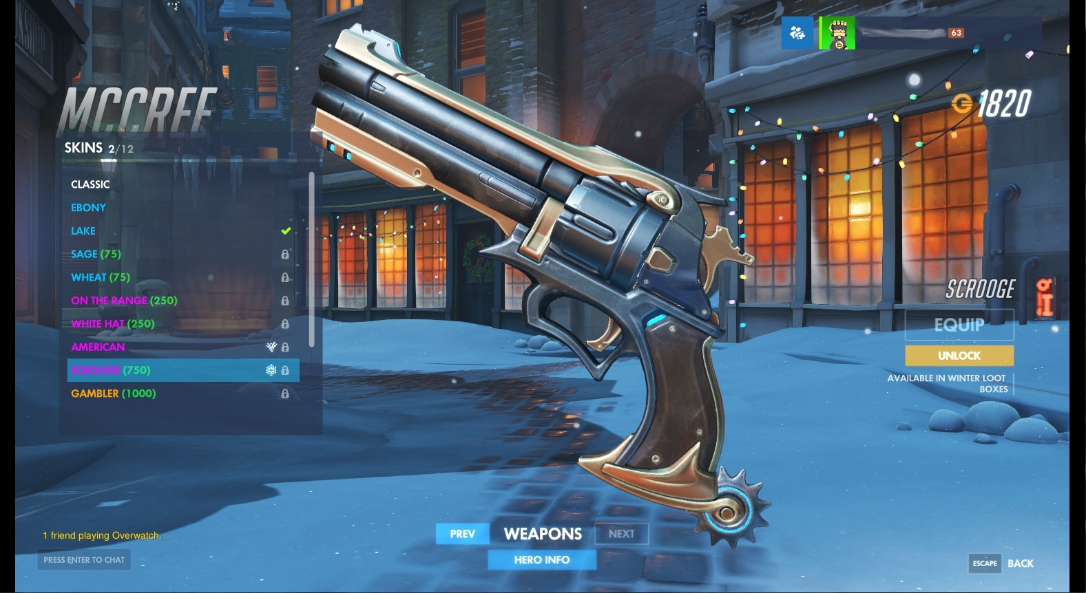 McCree (Scrooge) Weapon
