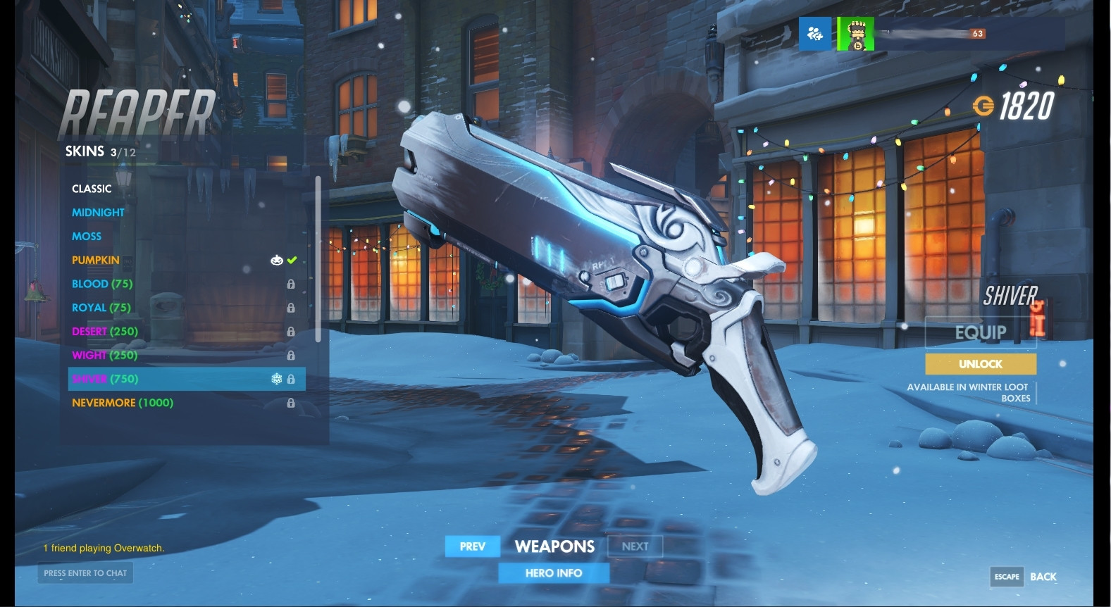 Reaper (Shiver) Weapon