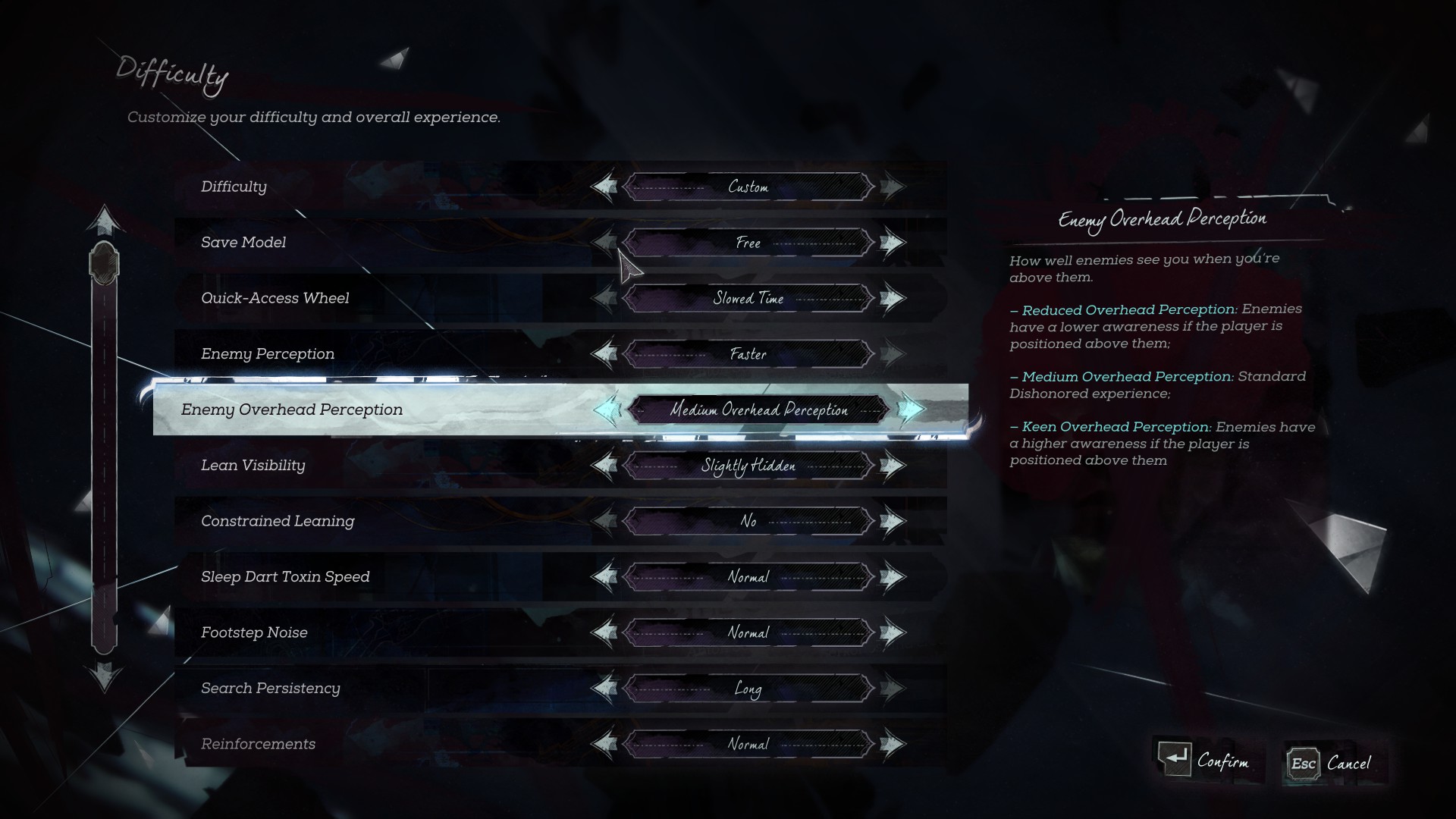 Here Are All Of Dishonored 2's Custom Difficulty Settings #2