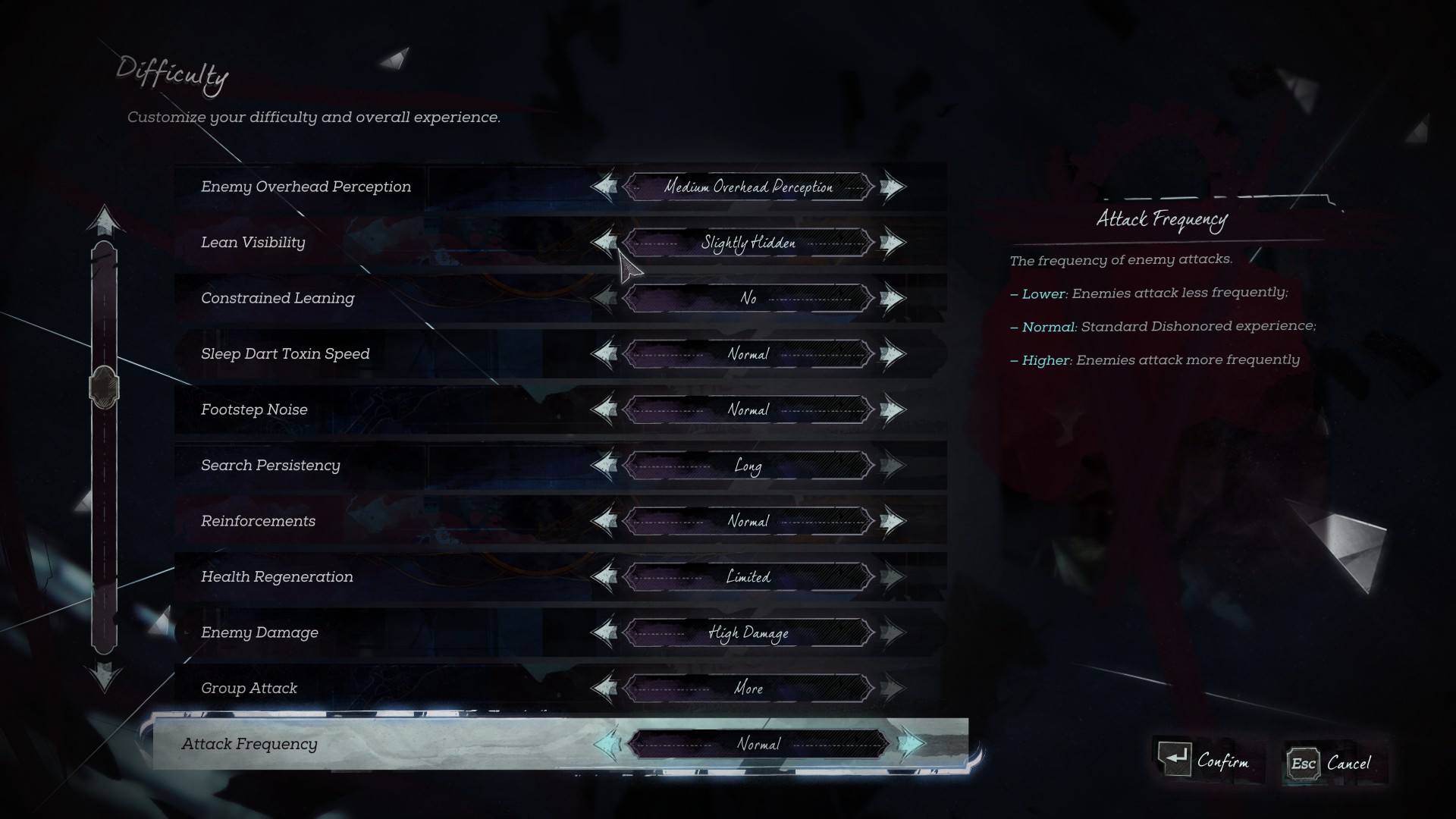 Here Are All Of Dishonored 2's Custom Difficulty Settings #12