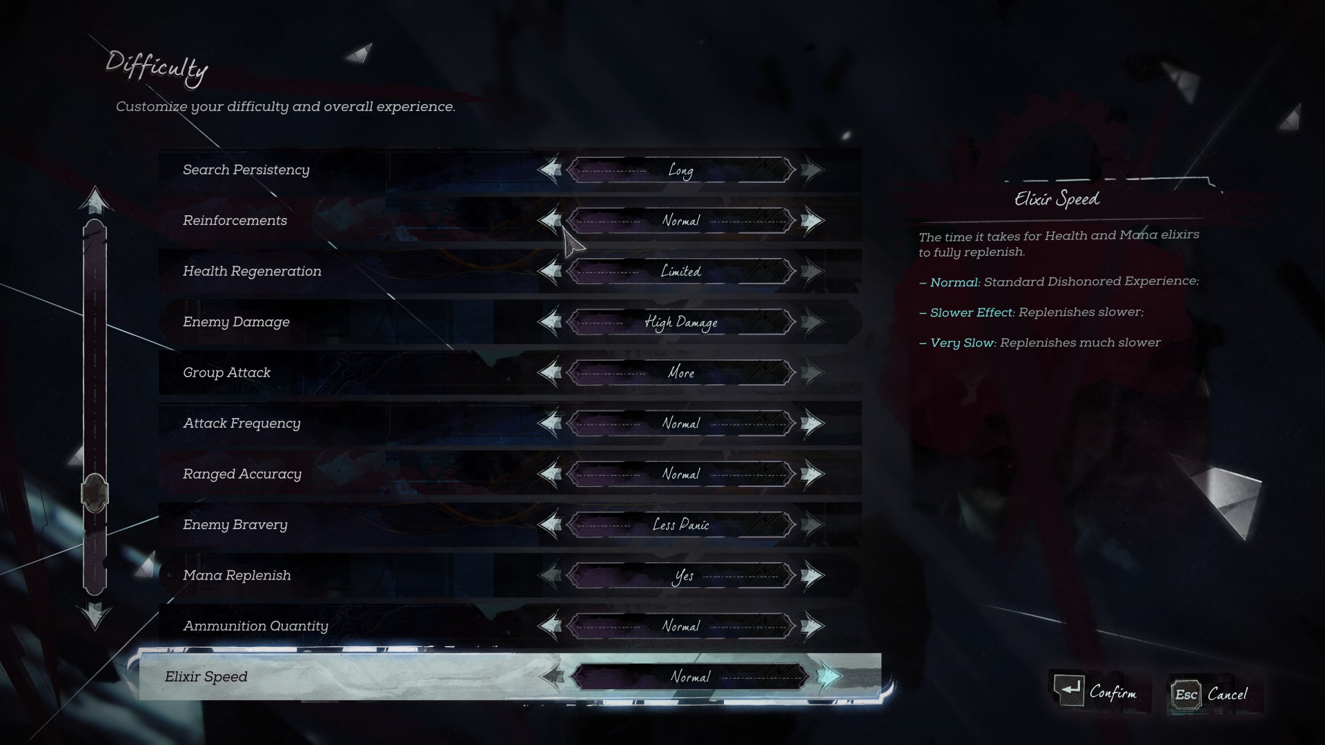 Here Are All Of Dishonored 2's Custom Difficulty Settings #17
