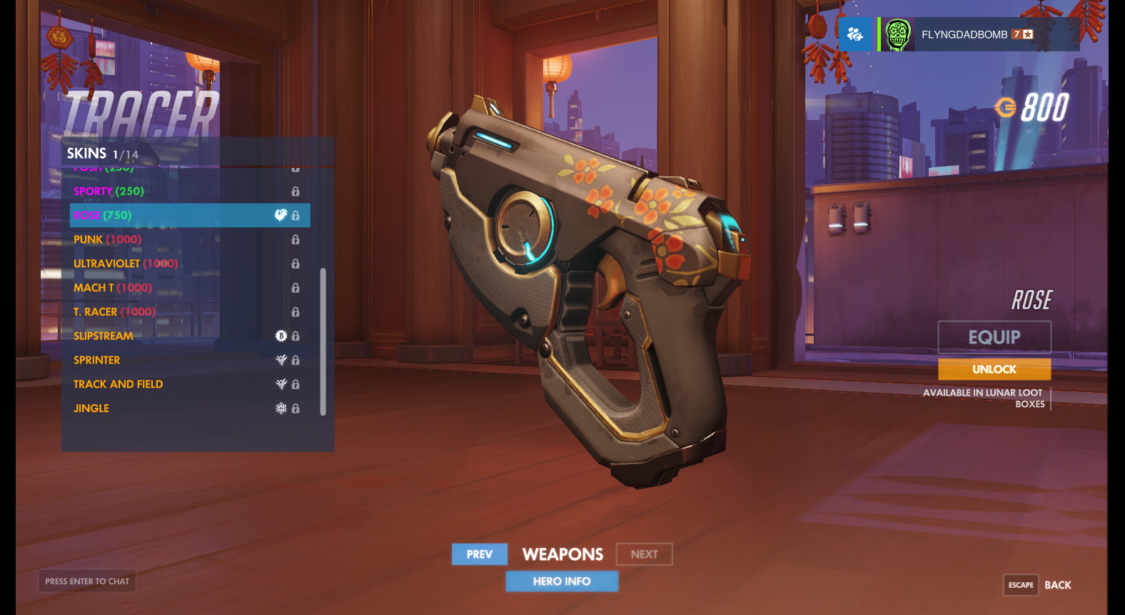 Rose Weapon (Tracer)