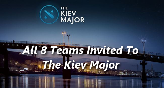 All 8 Teams Invited To The Dota 2 Kiev Major #9