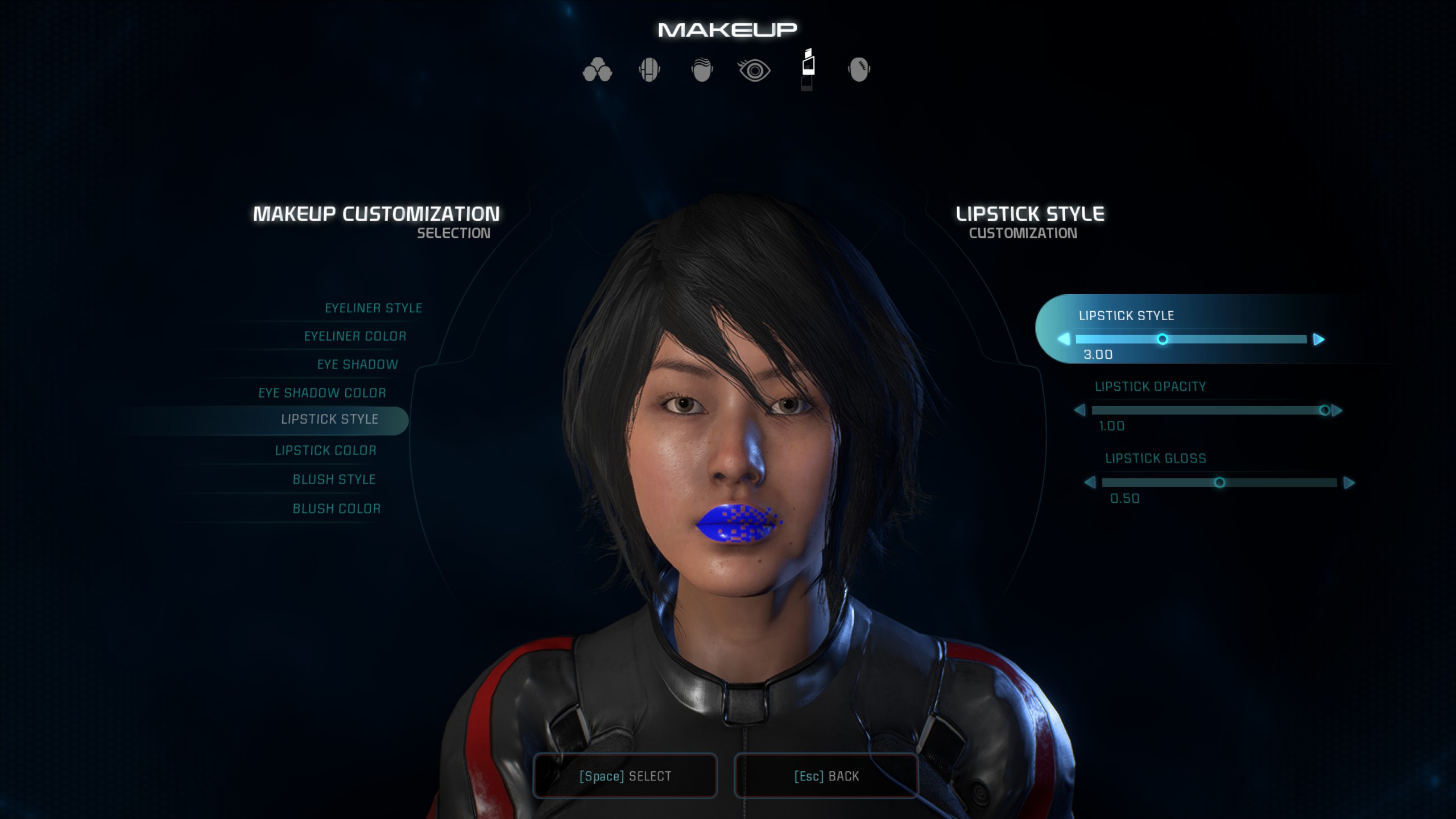 Mass Effect Andromeda Lipstick Style Comparison With GirlGreyBeauty #3