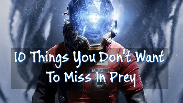10 Things You Don't Want To Miss In Prey