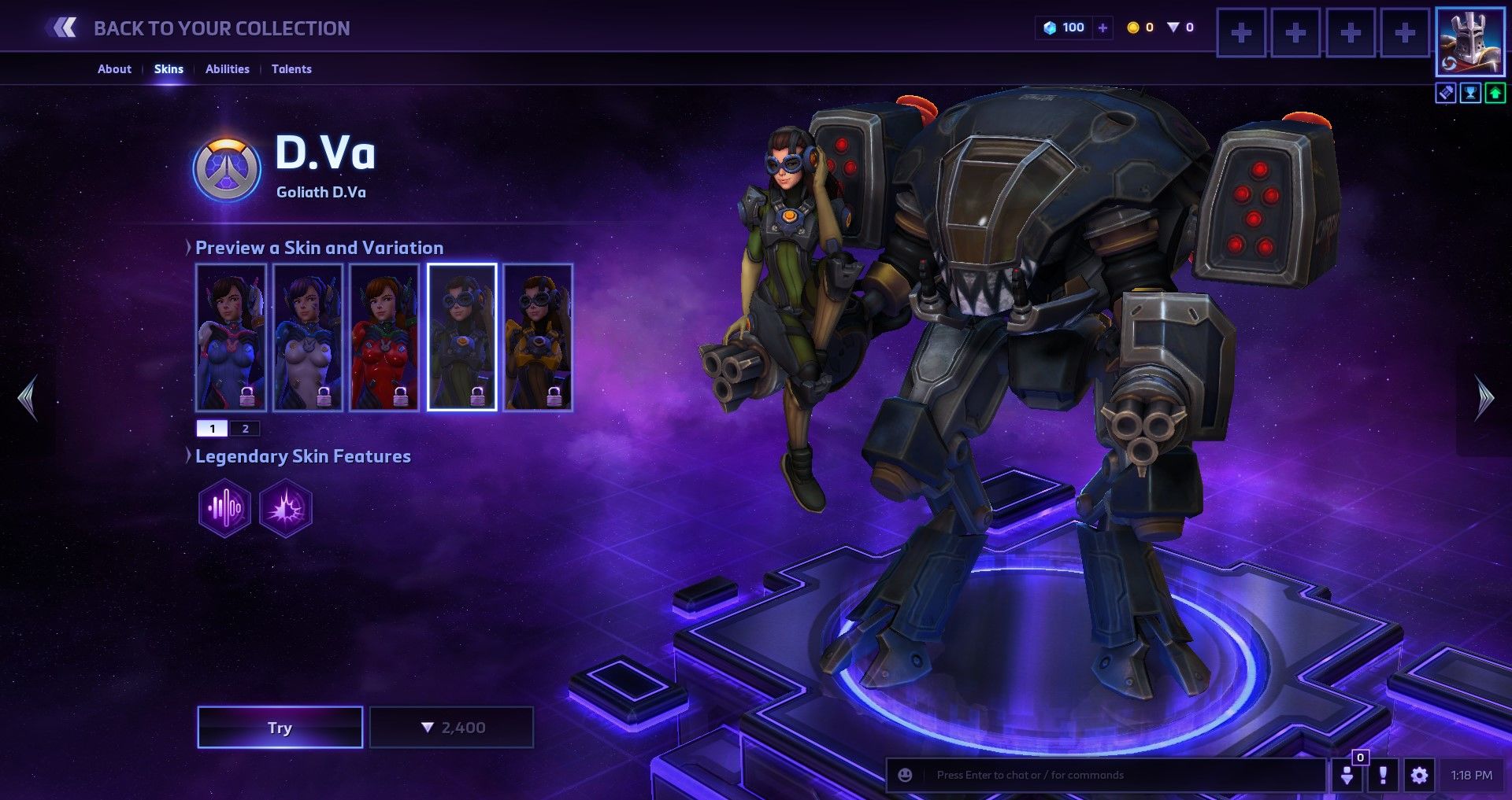 D.Va's Heroes of the Storm Skins #3