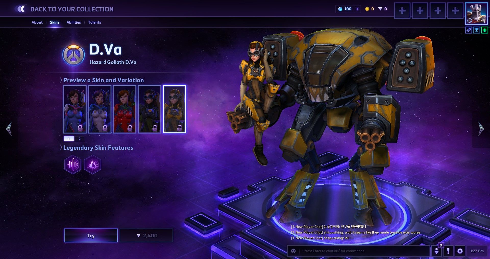 D.Va's Heroes of the Storm Skins #6