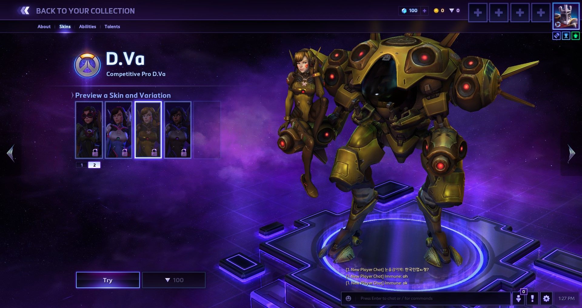 D.Va's Heroes of the Storm Skins #9