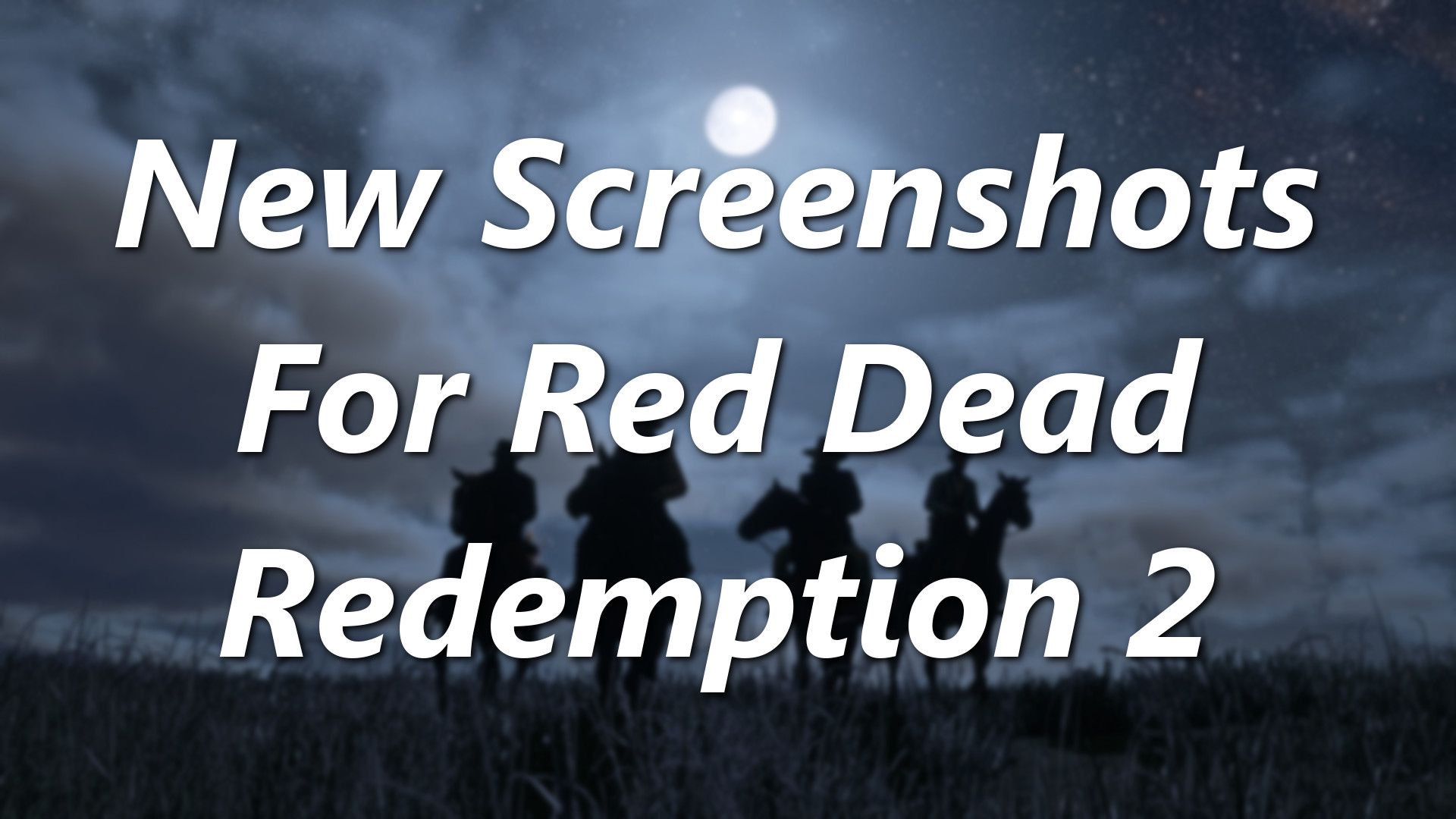 New Screenshots for Red Dead Redemption 2
