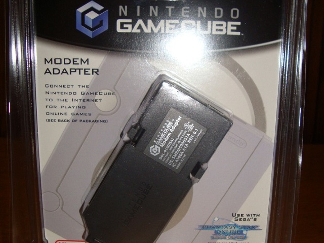GameCube Broadband Adapter And Modem Adapter