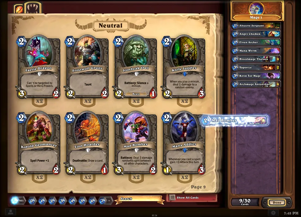 Hearthstone Review Screens #2