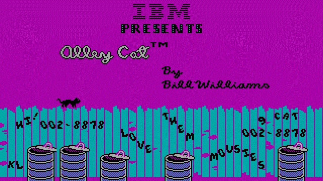 Alley Cat (IBM/Atari)