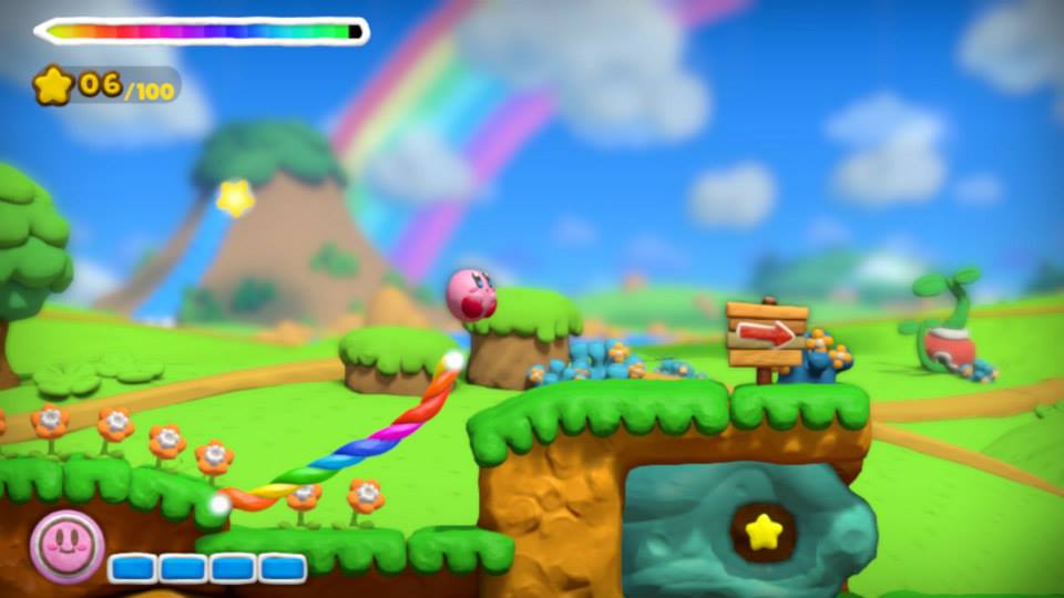 Kirby and the Rainbow Curse Facebook Screens #1