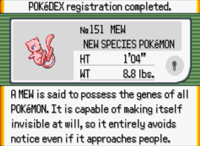 Footprints in the Pokedex