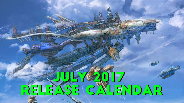July 2017 Release Calendar