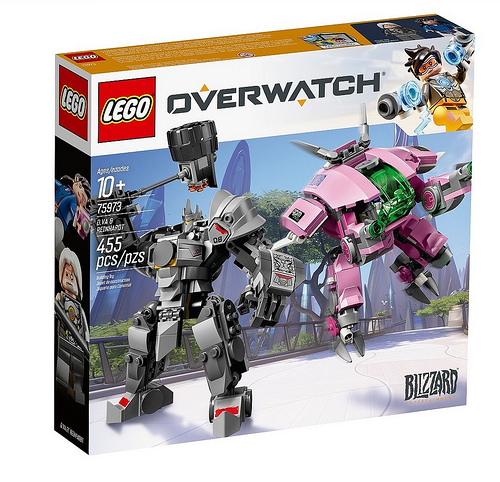 Reinhardt and Dva Overwatch Lego Sets