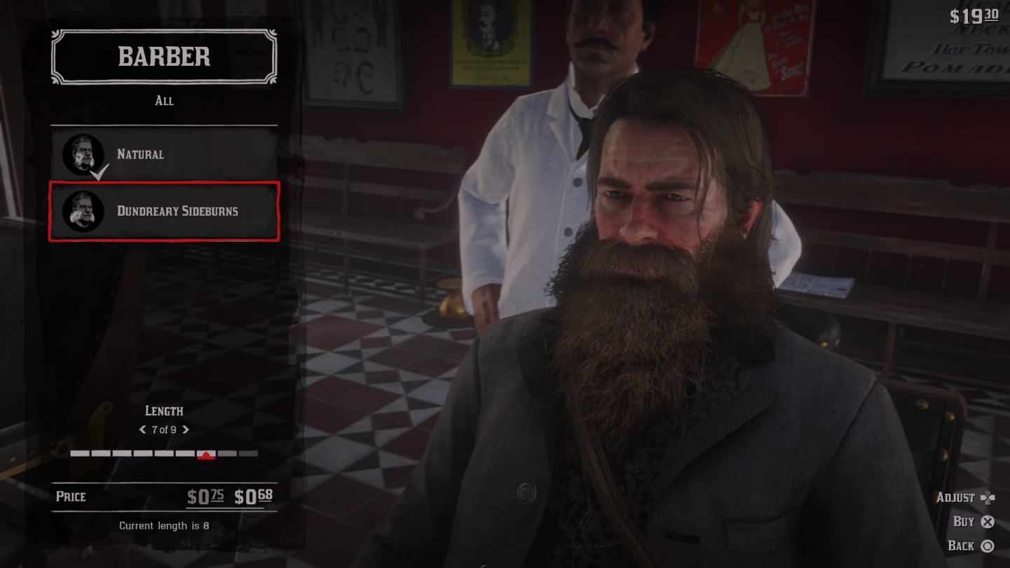 Red Dead Redemption 2 Dundreary Sideburns