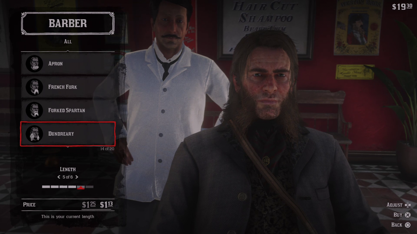 Red Dead Redemption 2 Facial Hair Dundreary