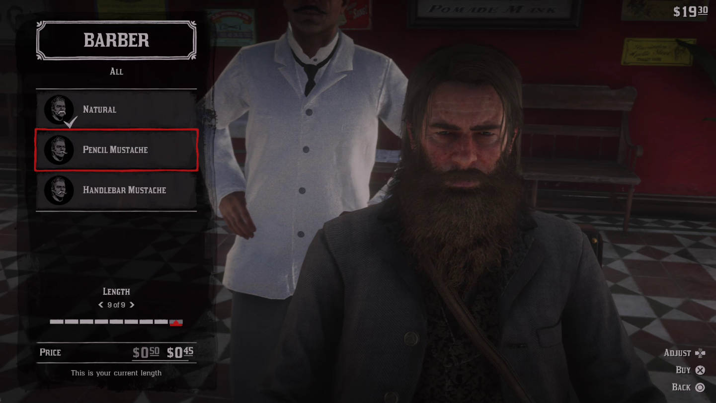Red Dead Redemption 2 Grow Hair Faster, Visit a Barber, List -