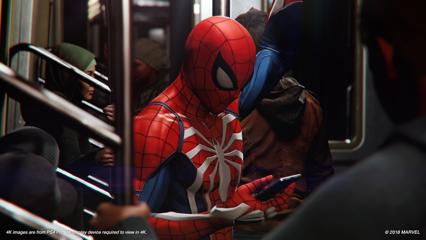 Spider Man_ps4_subway
